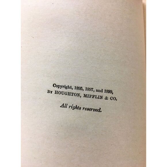 Silas Marner by George Eliot ©1899 Houghton Mifflin  & Co, Classic Literature - Picture 4 of 4